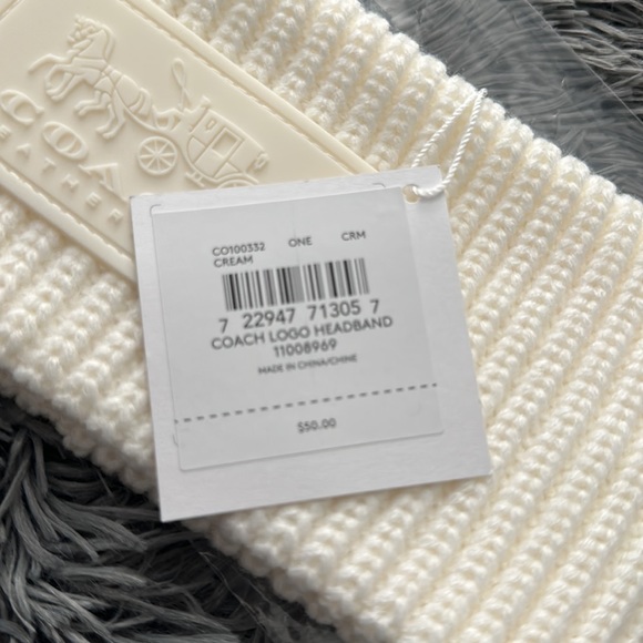 Coach cable knit winter headband - Picture 4 of 4